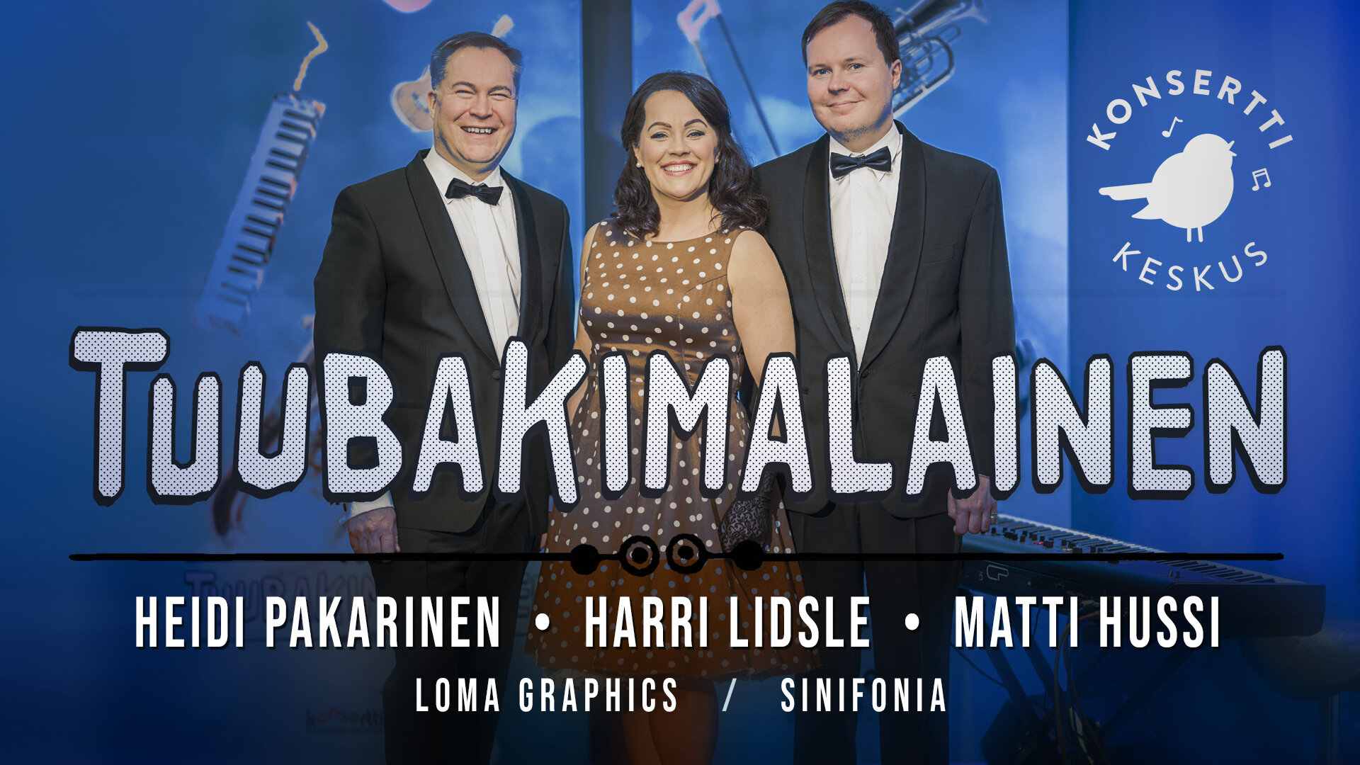 Harri Lidsle, Heidi Pakarinen ja Matti Hussi seisovat vierekkäin