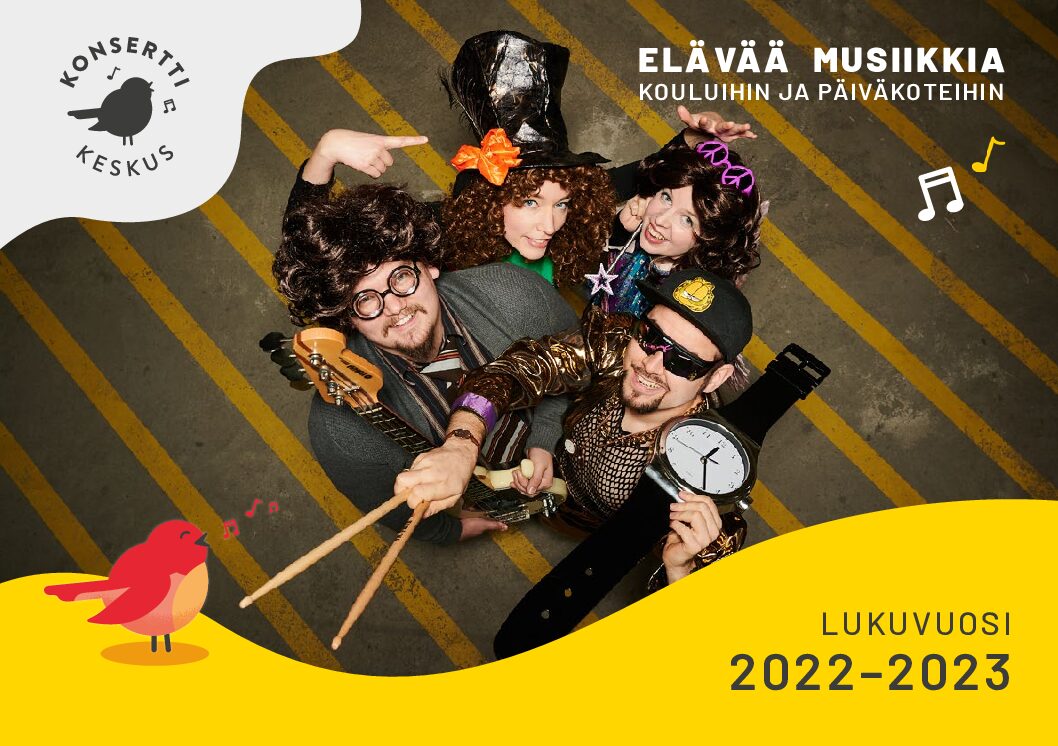 Konserttikeskuksen kausiesite 2022-2023