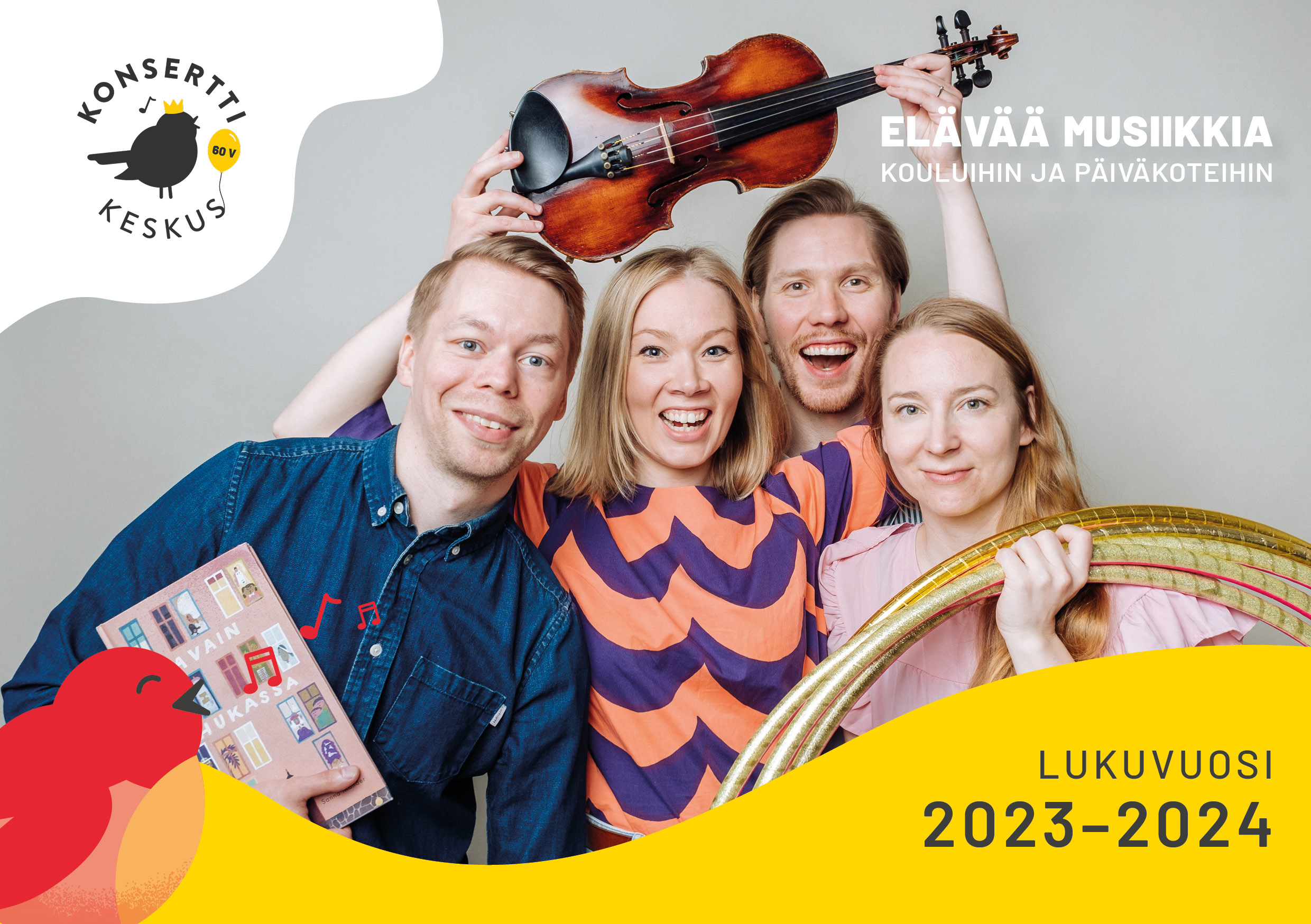 Konserttikeskuksen kausiesite 2022-2023