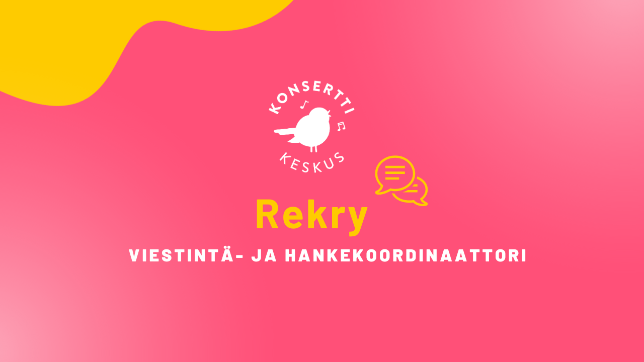 Kuvituskuva viestintä- ja hankekoordinaattorin rekry 2024